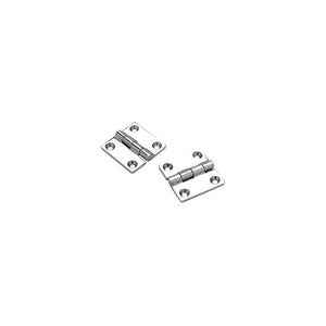 316 Stainless Steel Butt Hinges, 1-1/2in x 1-1/2in, 4/PK