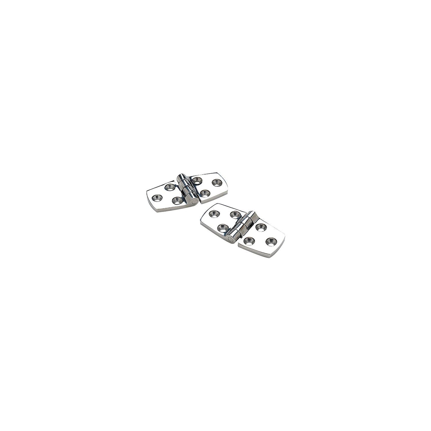 Stainless Steel Door Hinges, 1-1/2in x 4in, 2/PK