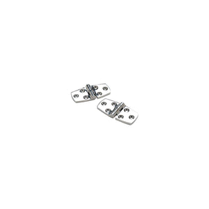 Stainless Steel Door Hinges, 1-1/2in x 4in, 2/PK