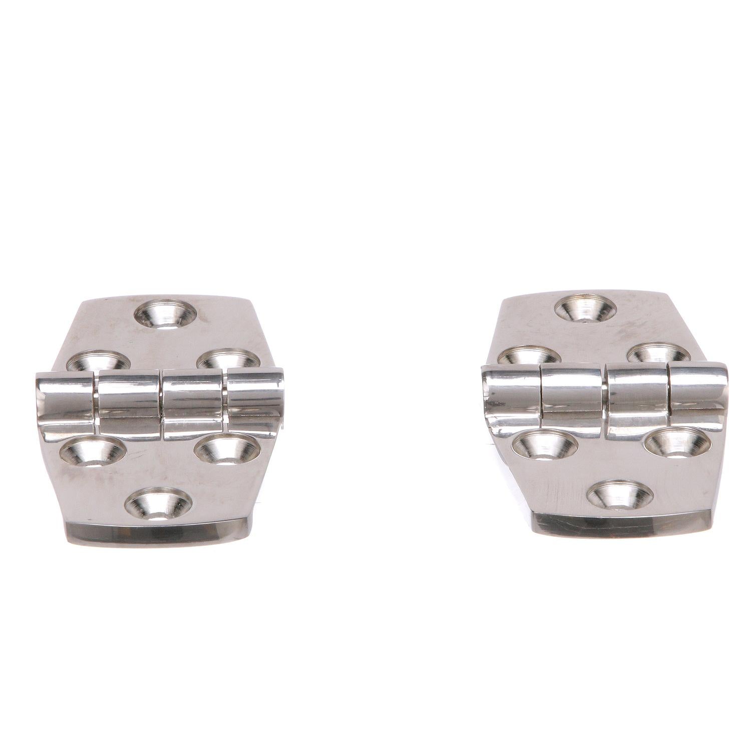 Stainless Steel Door Hinges, 1-1/2in x 3in, 2/PK