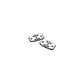 Polished Stainless Steel Utility Hinges 2-7/8in x 1-1/2in  w/ Black Base Plate