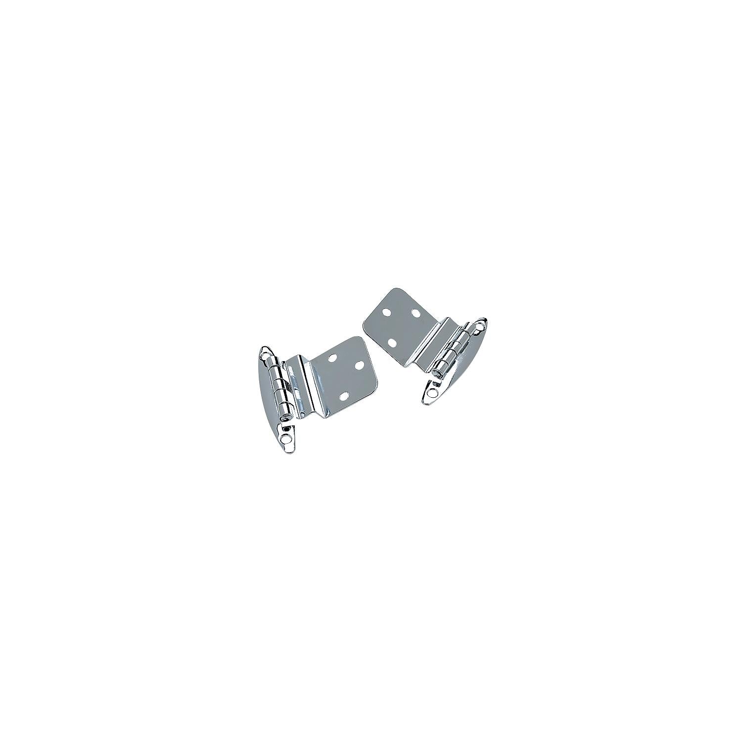 Chrome Plated Brass Inset Hinge 2-3/4in x 2-1/8in, 2/PK