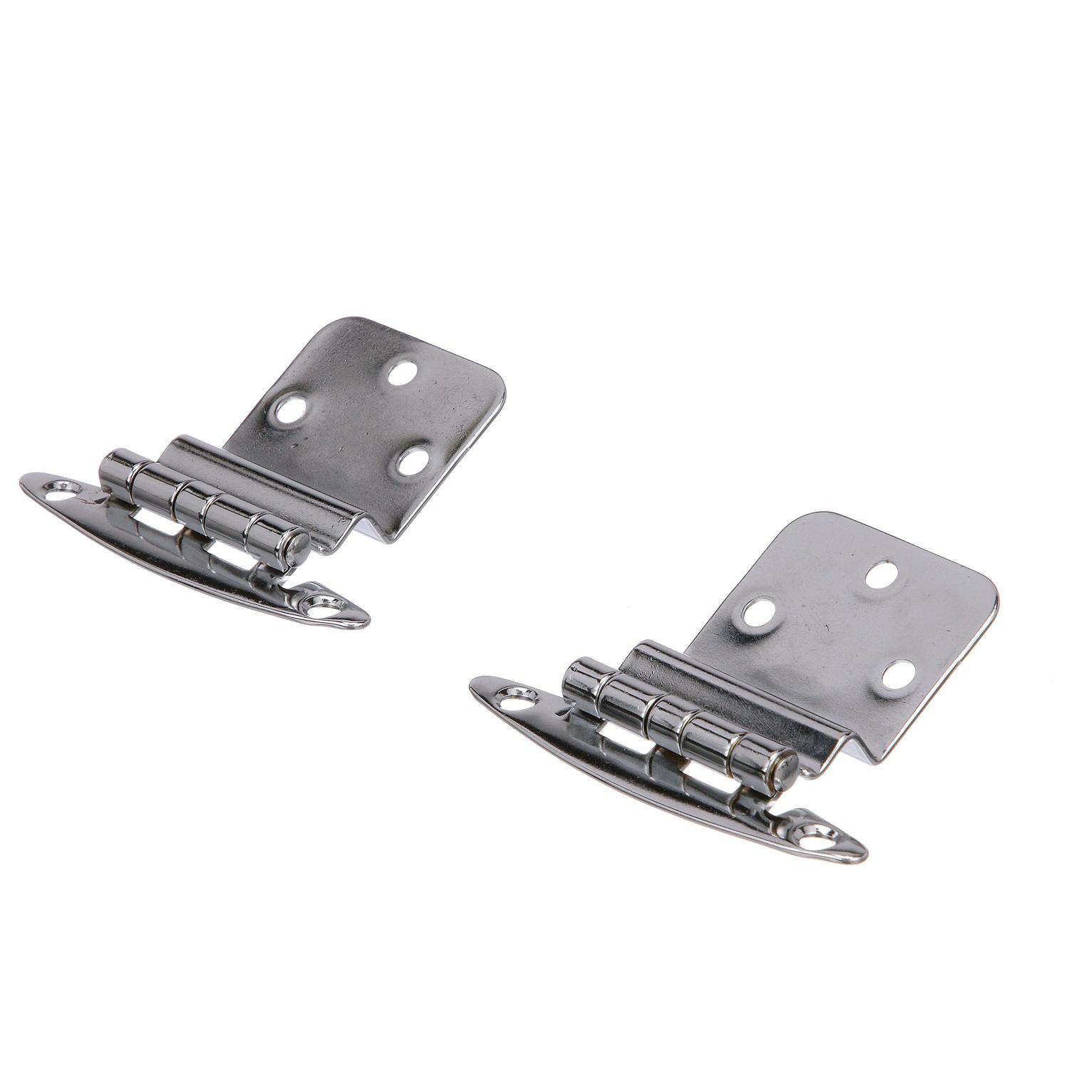 Chrome Plated Brass Inset Hinge 2-3/4in x 2-1/8in, 2/PK