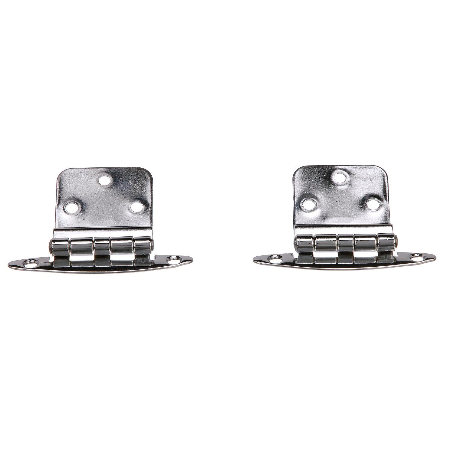 Chrome Plated Brass Inset Hinge 2-3/4in x 2-1/8in, 2/PK