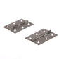 Stainless Steel Fast Pin Type Butt Hinges, 1-5/8in x 2-1/2in, 2/PK
