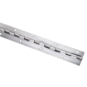 Stainless Steel Continuous Hinge, 1-1/4in x 36in
