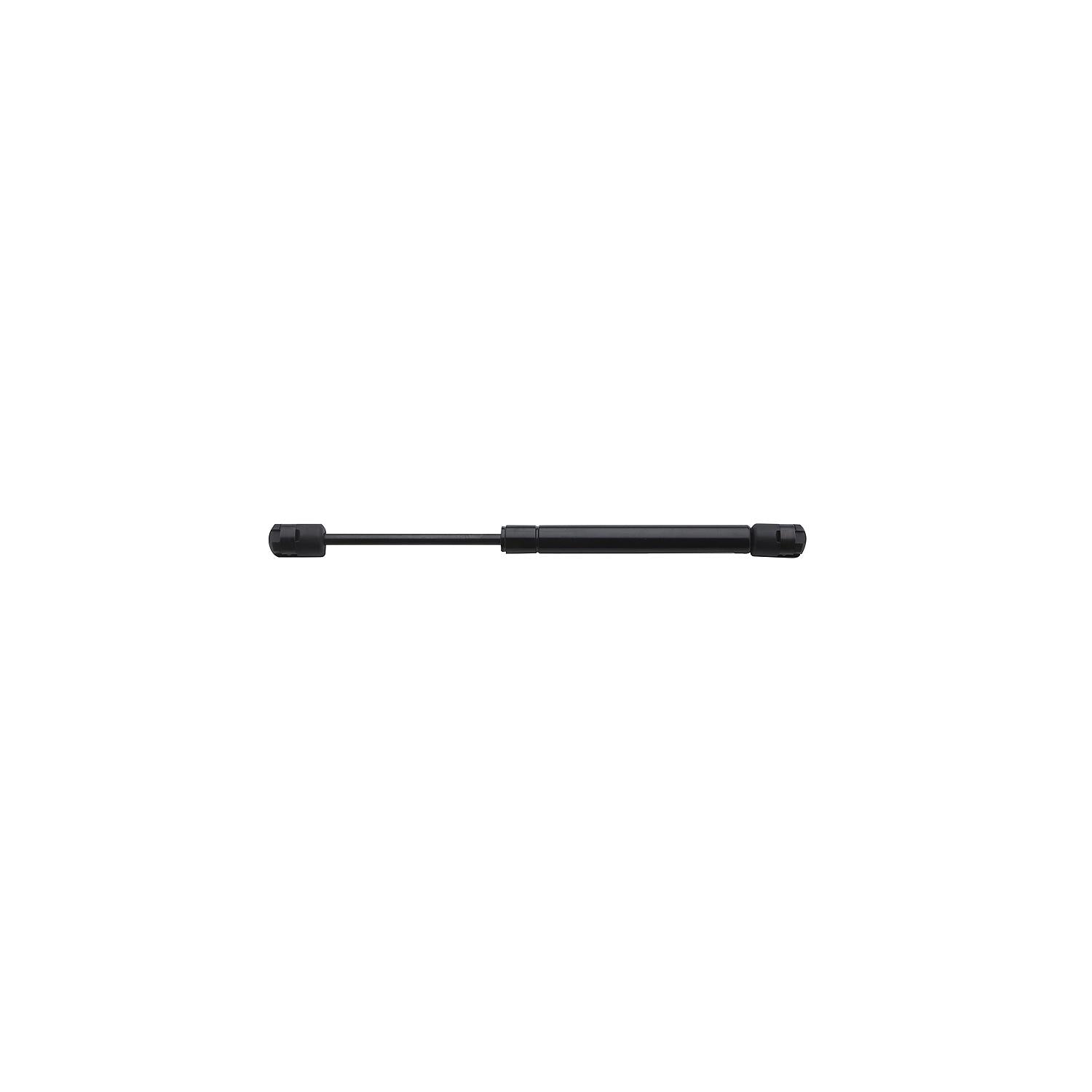 Black Powder Coated Gas Spring Compressed: 7in, Extended: 10in, Force: 30 lbs