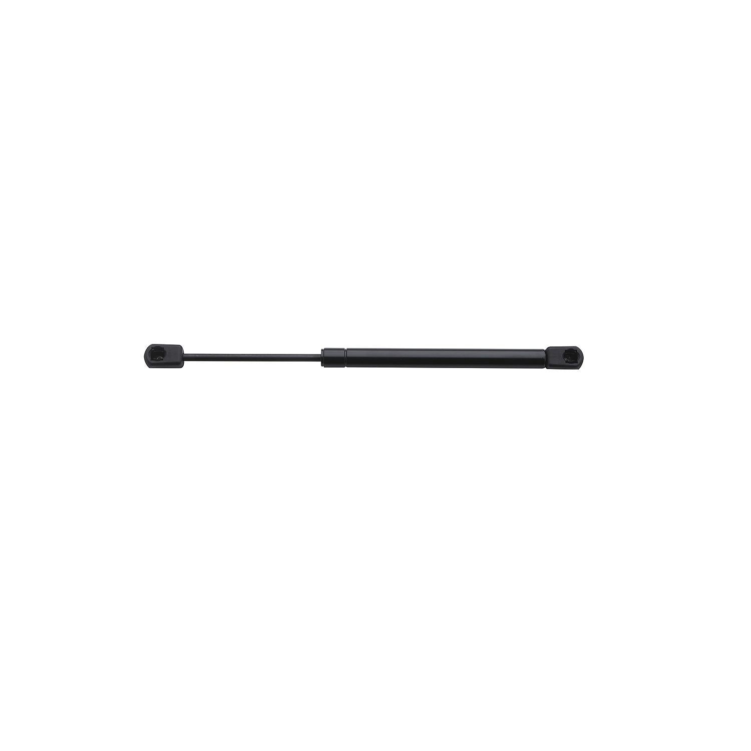 Black Powder Coated Gas Spring Compressed: 9.5in, Extended: 15in, Force: 20 lbs