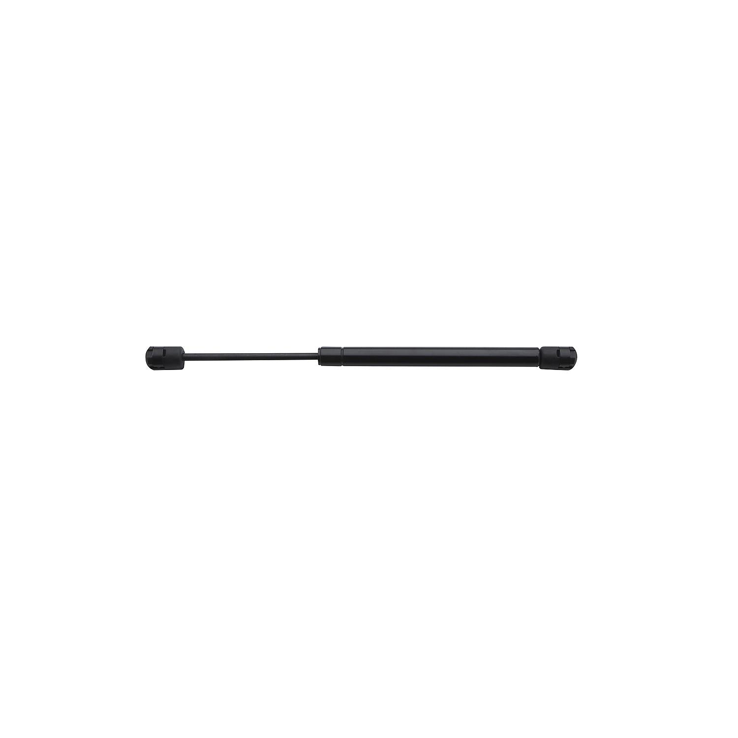 Black Powder Coated Gas Spring Compressed: 9.5in, Extended: 15in, Force: 20 lbs