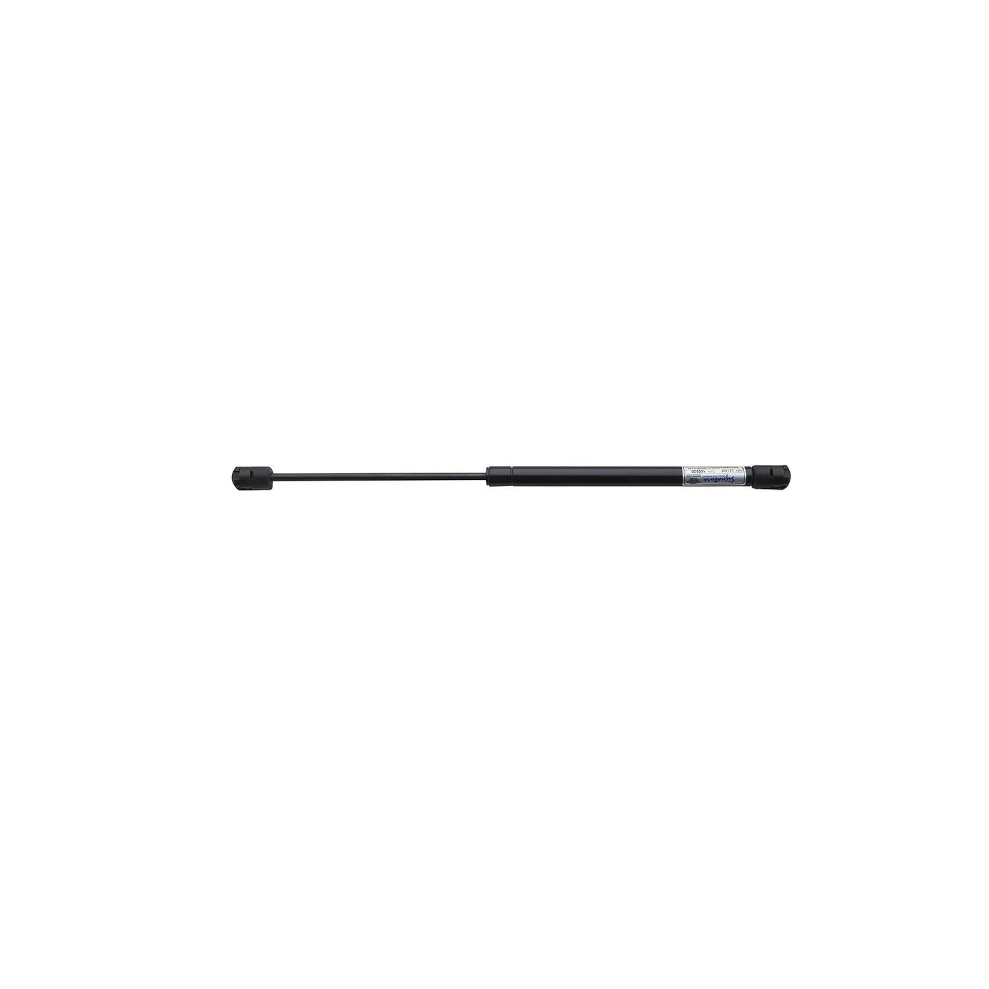 Black Powder Coated Gas Spring Compressed: 9.5in, Extended: 15in, Force: 40 lbs