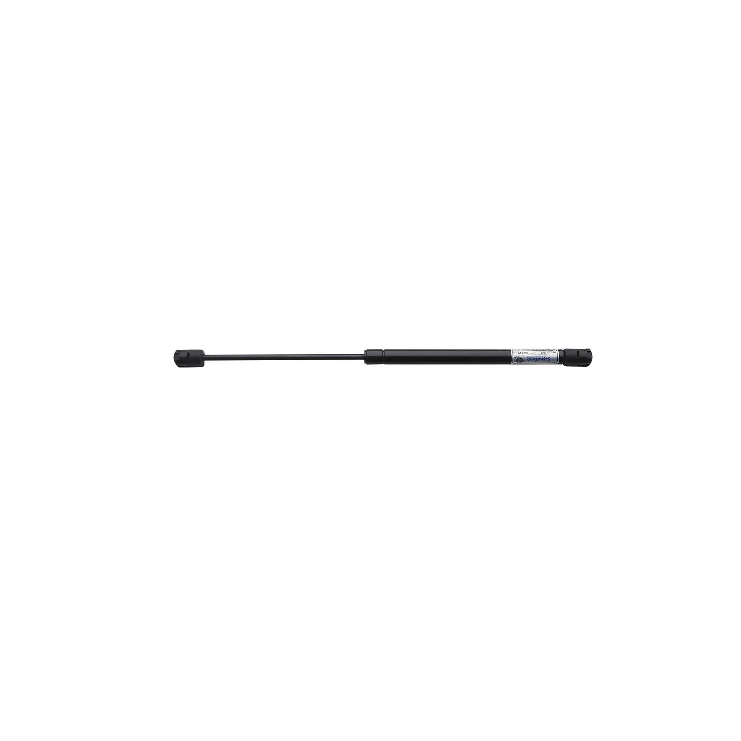 Black Powder Coated Gas Spring Compressed: 9.5in, Extended: 15in, Force: 60 lbs