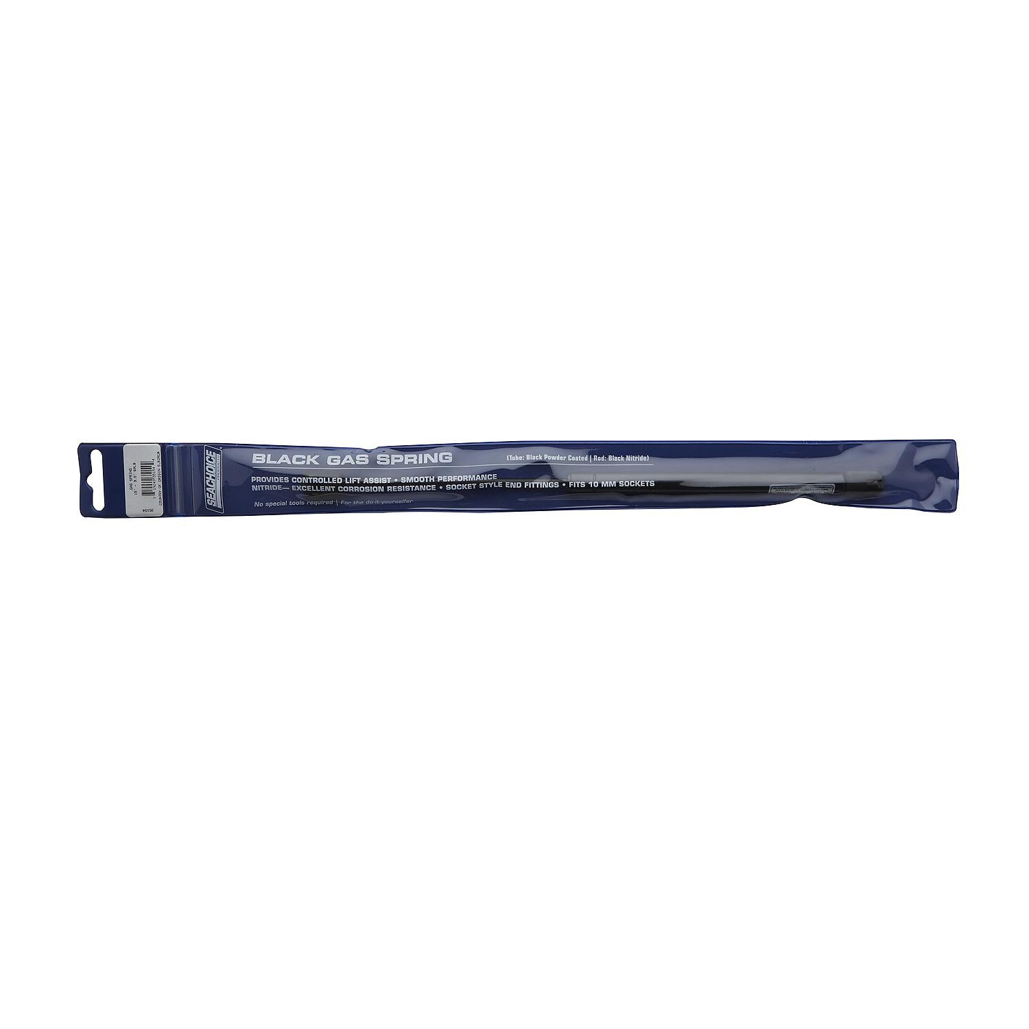 Black Powder Coated Gas Spring Compressed: 9.5in, Extended: 15in, Force: 60 lbs