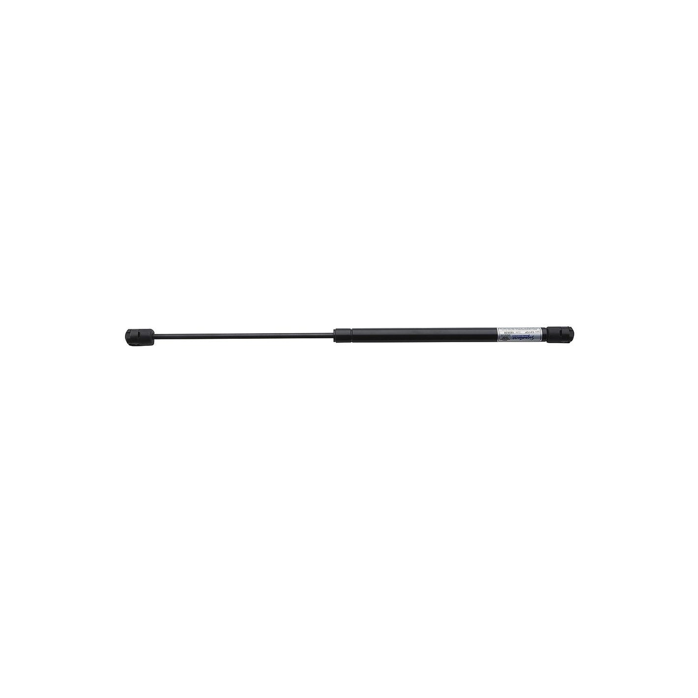 Black Powder Coated Gas Spring Compressed: 10.2in, Extended: 17.2in, Force: 20 lbs