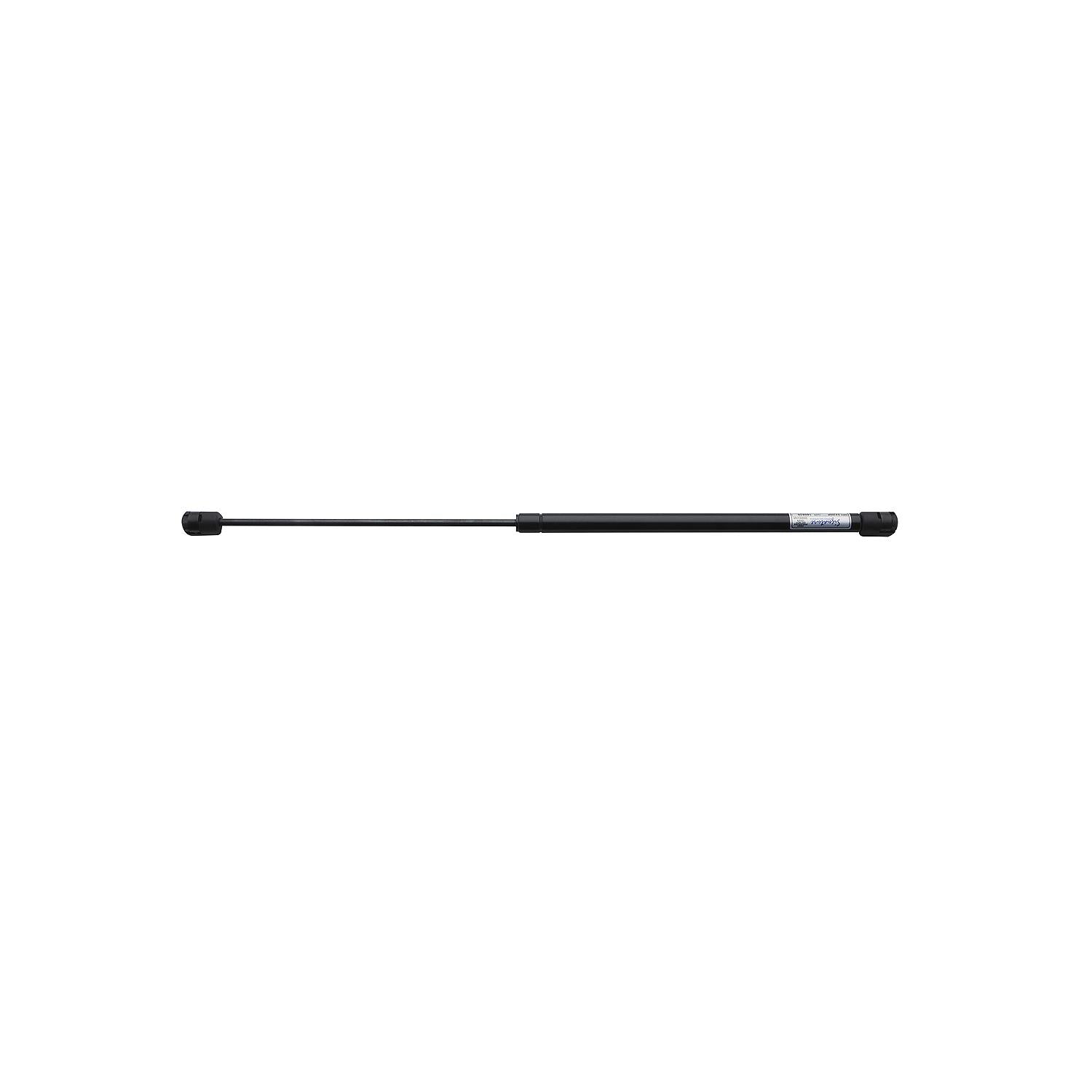 Black Powder Coated Gas Spring Compressed: 12in, Extended: 20in, Force: 40 lbs
