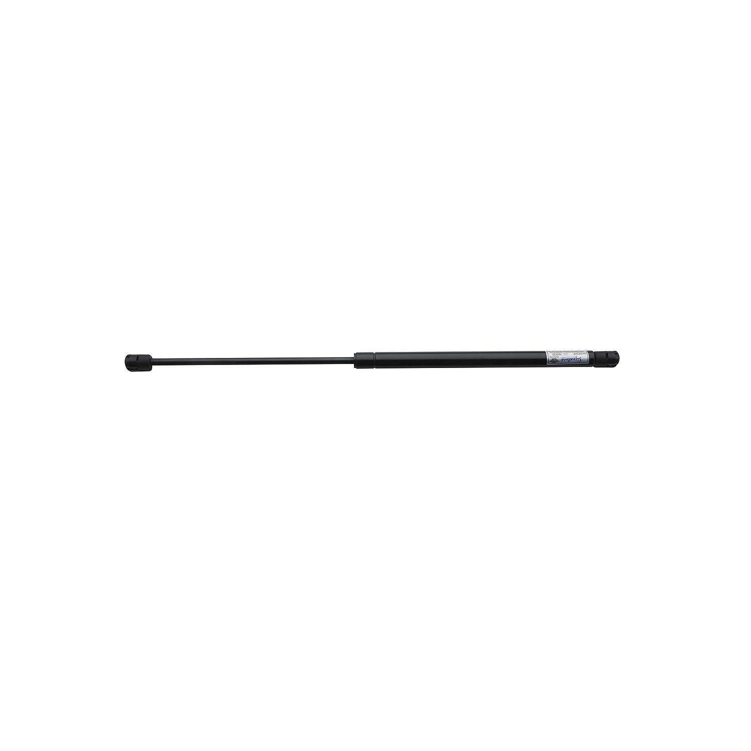 Black Powder Coated Gas Spring Compressed: 12in, Extended: 20in, Force: 90 lbs