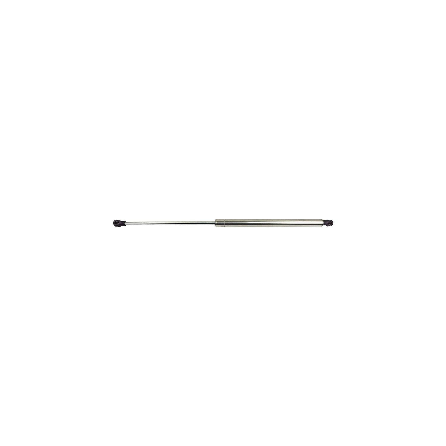 Stainless Steel Gas Spring Compressed:12in, Extended: 20in, Force: 20 lbs