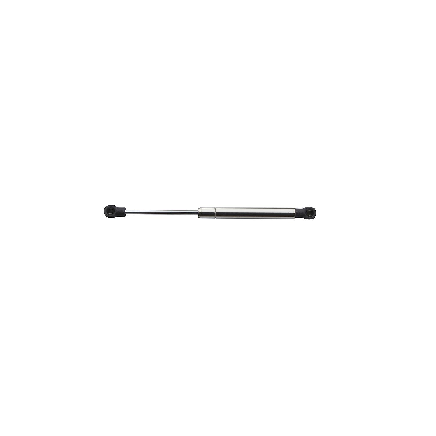 Stainless Steel Gas Spring Compressed: 7in, Extended: 10in, Force: 30 lbs
