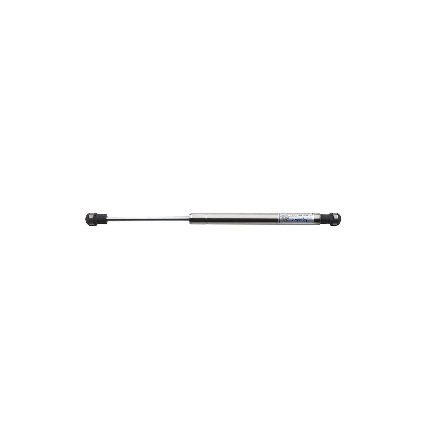Stainless Steel Gas Spring Compressed: 8.1in, Extended: 12in, Force: 40 lbs