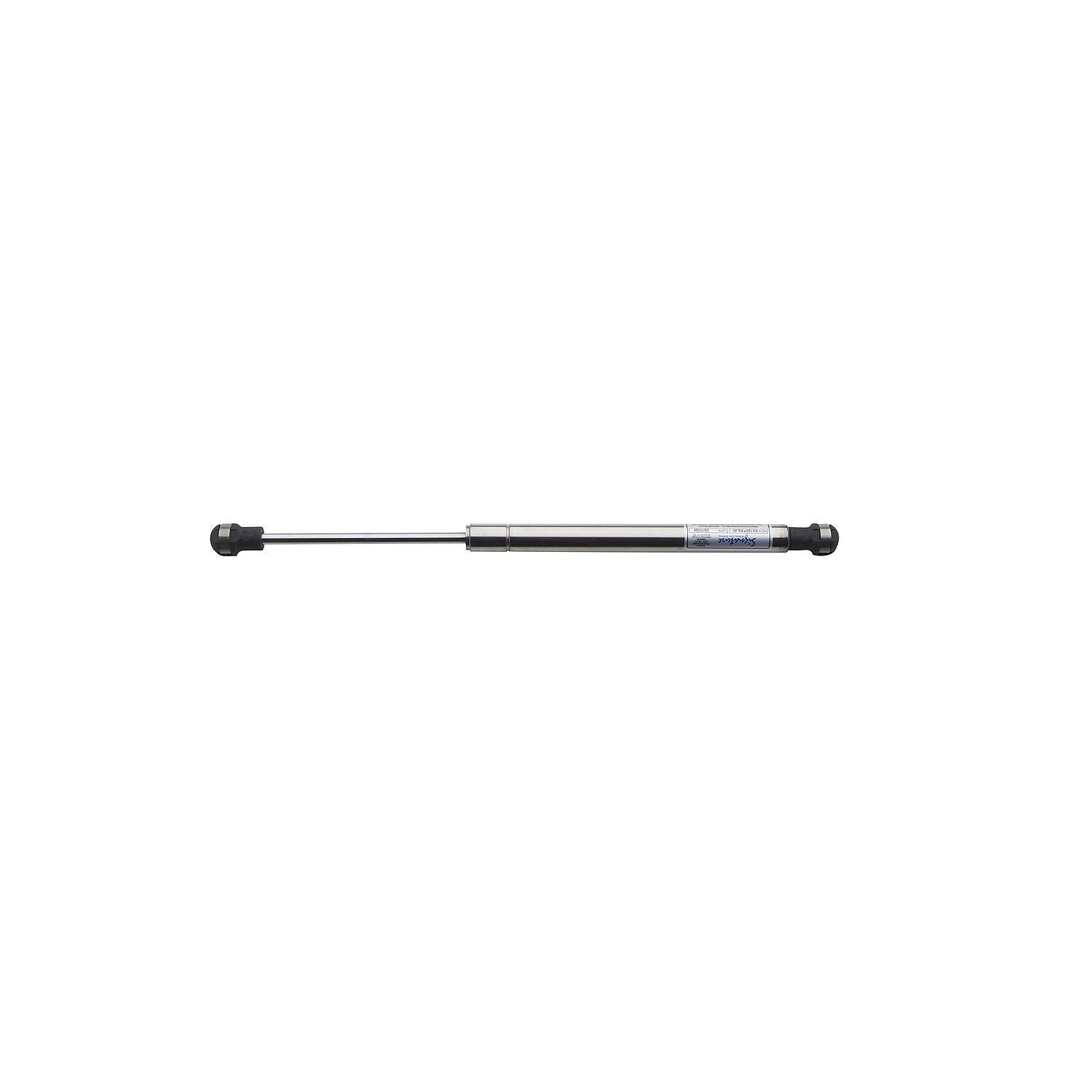 Stainless Steel Gas Spring Compressed: 8.1in, Extended: 12in, Force: 40 lbs