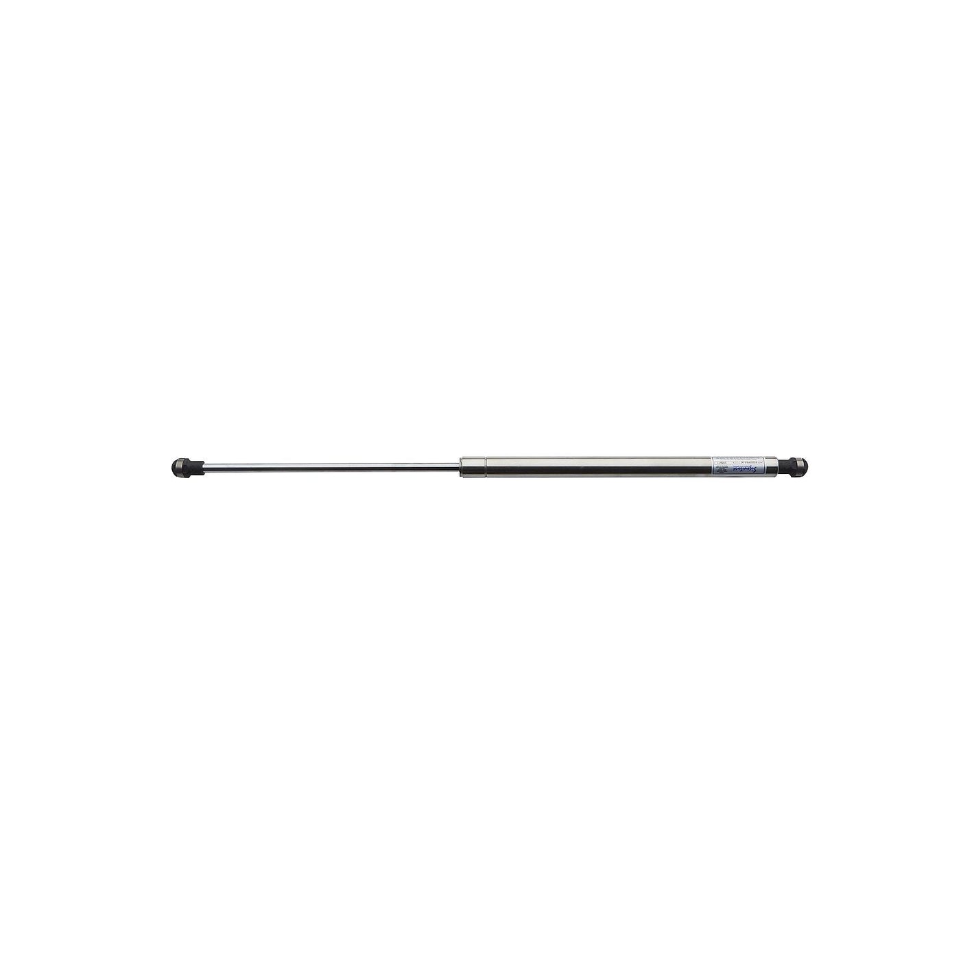 Stainless Steel Gas Spring Compressed:12in, Extended: 20in, Force: 90 lbs