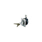Chrome Plated Zinc Flush Lock, 2-1/4in x 2in