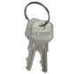 Chrome Plated Zinc Flush Lock, 2-1/4in x 2in