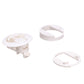 White Slam Latch, 2in