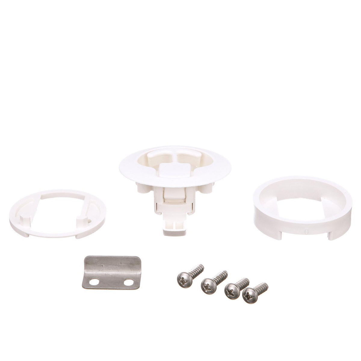 White Slam Latch, 2in