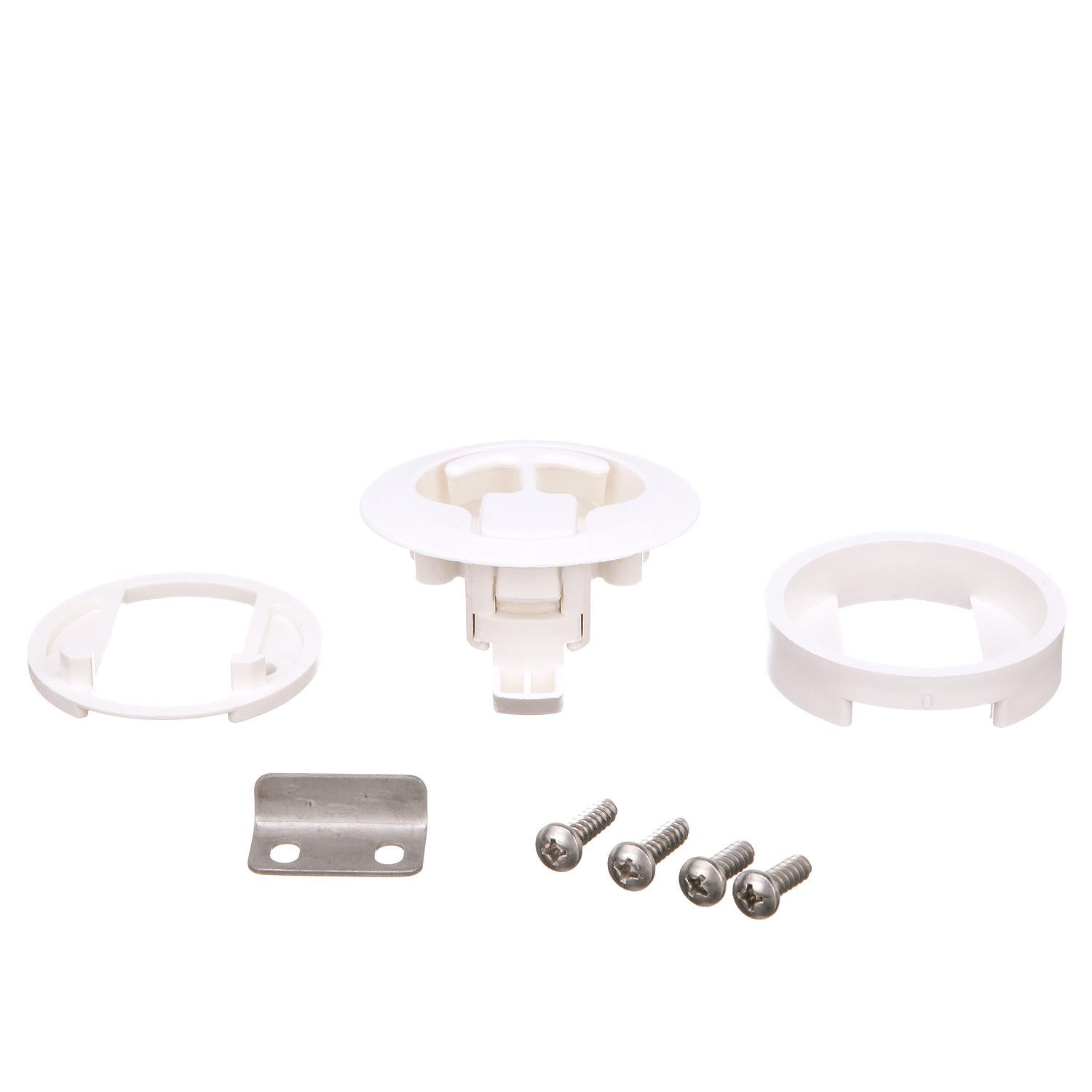 White Slam Latch, 2in