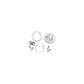 White Slam Latch, 2in