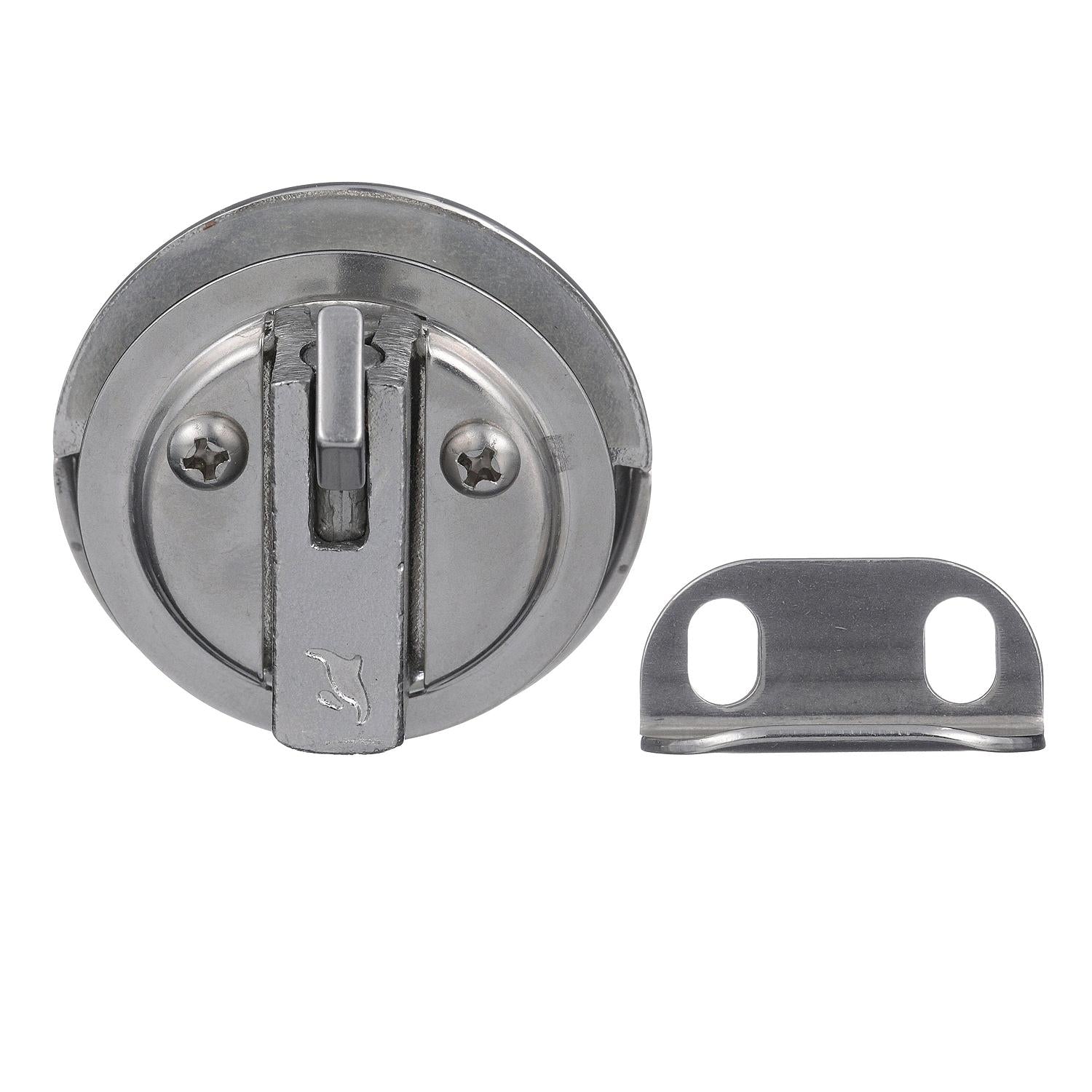 Non-Locking Grand Slam Latch, Mini Round, 1-3/8in