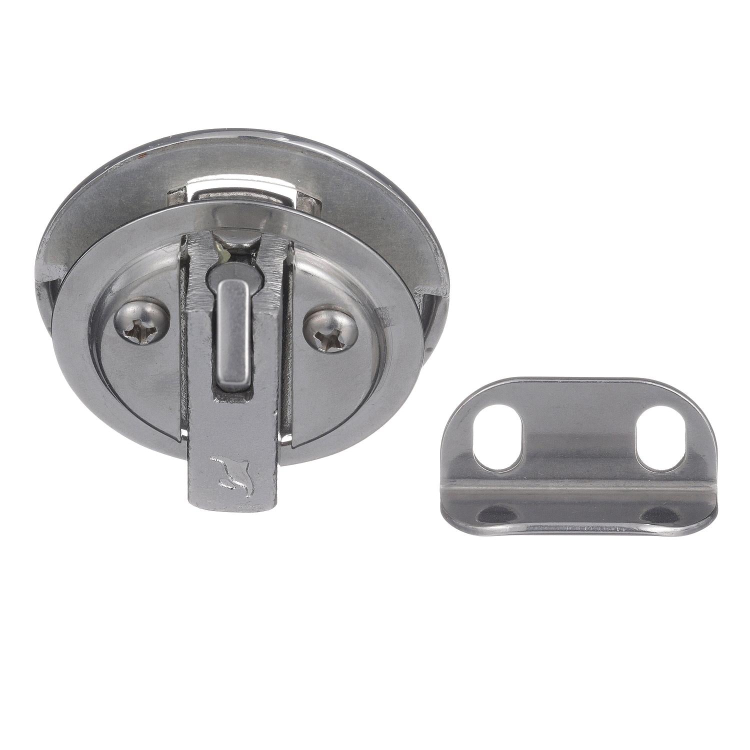 Non-Locking Grand Slam Latch, Mini Round, 1-3/8in