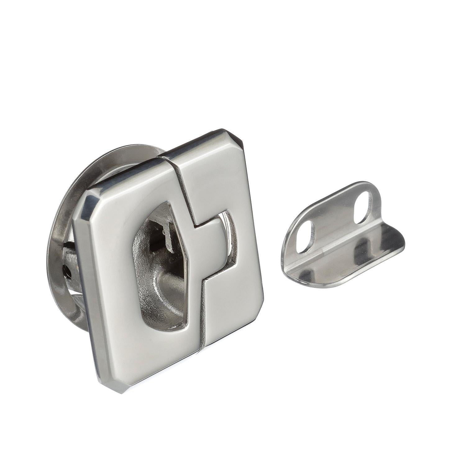 Non-Locking Grand Slam Latch, Square, 1-3/8in