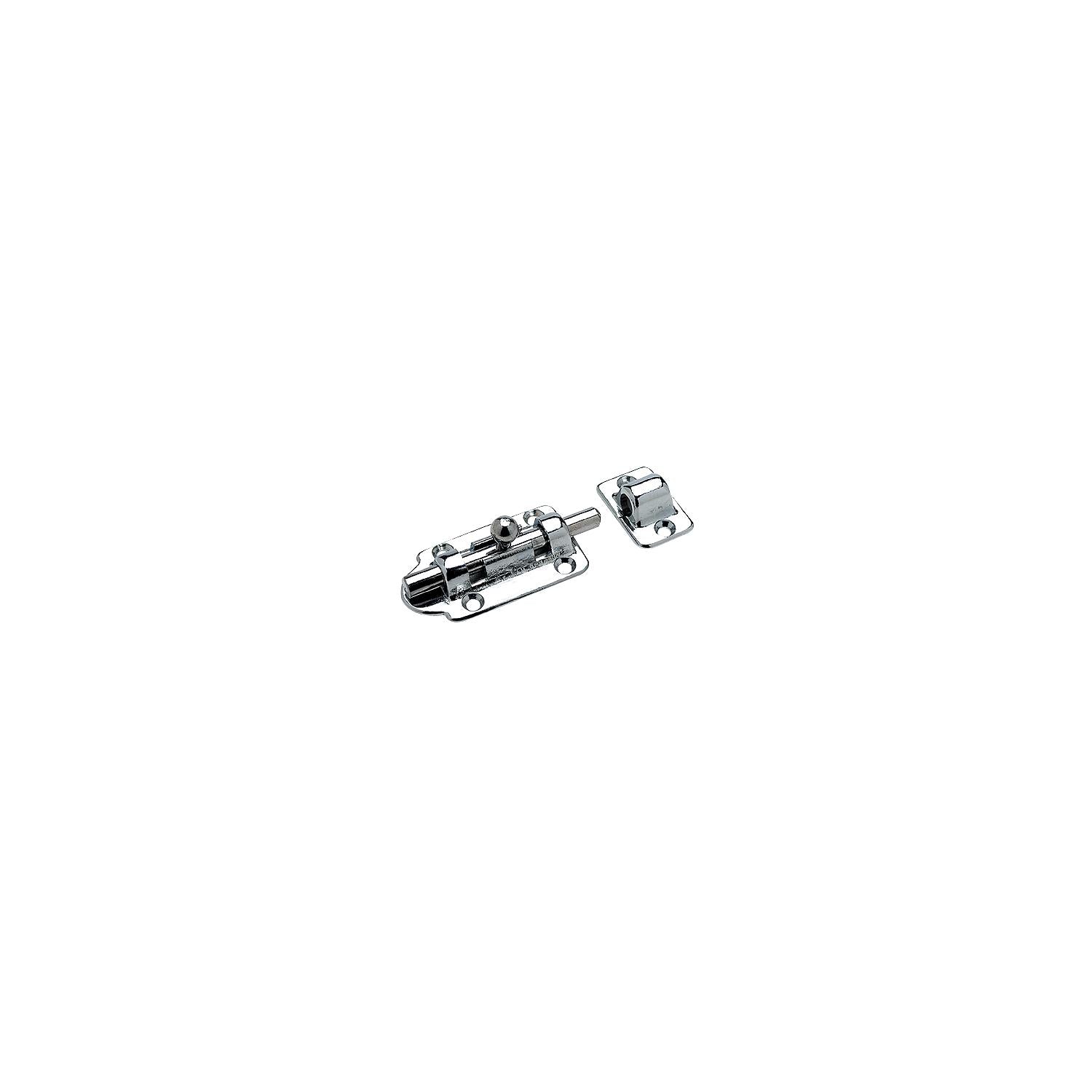 Barrel Bolt, 2-7/8in Chrome Brass