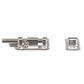 Barrel Bolt, 2-7/8in Chrome Brass