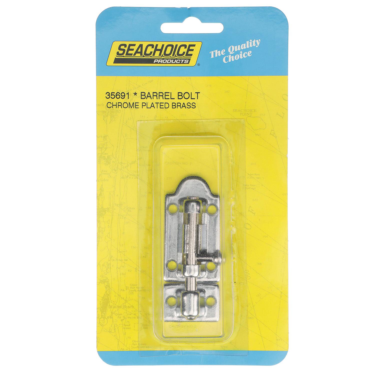 Barrel Bolt, 2-7/8in Chrome Brass