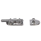 Chrome Plated Bronze Barrel Bolt, 3-5/8in x 1-1/8in