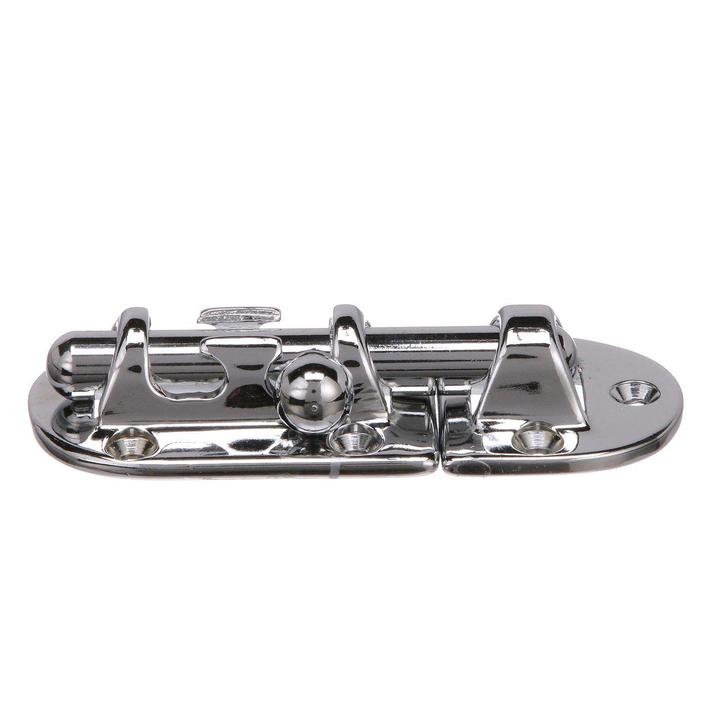 Chrome Plated Bronze Barrel Bolt, 3-5/8in x 1-1/8in