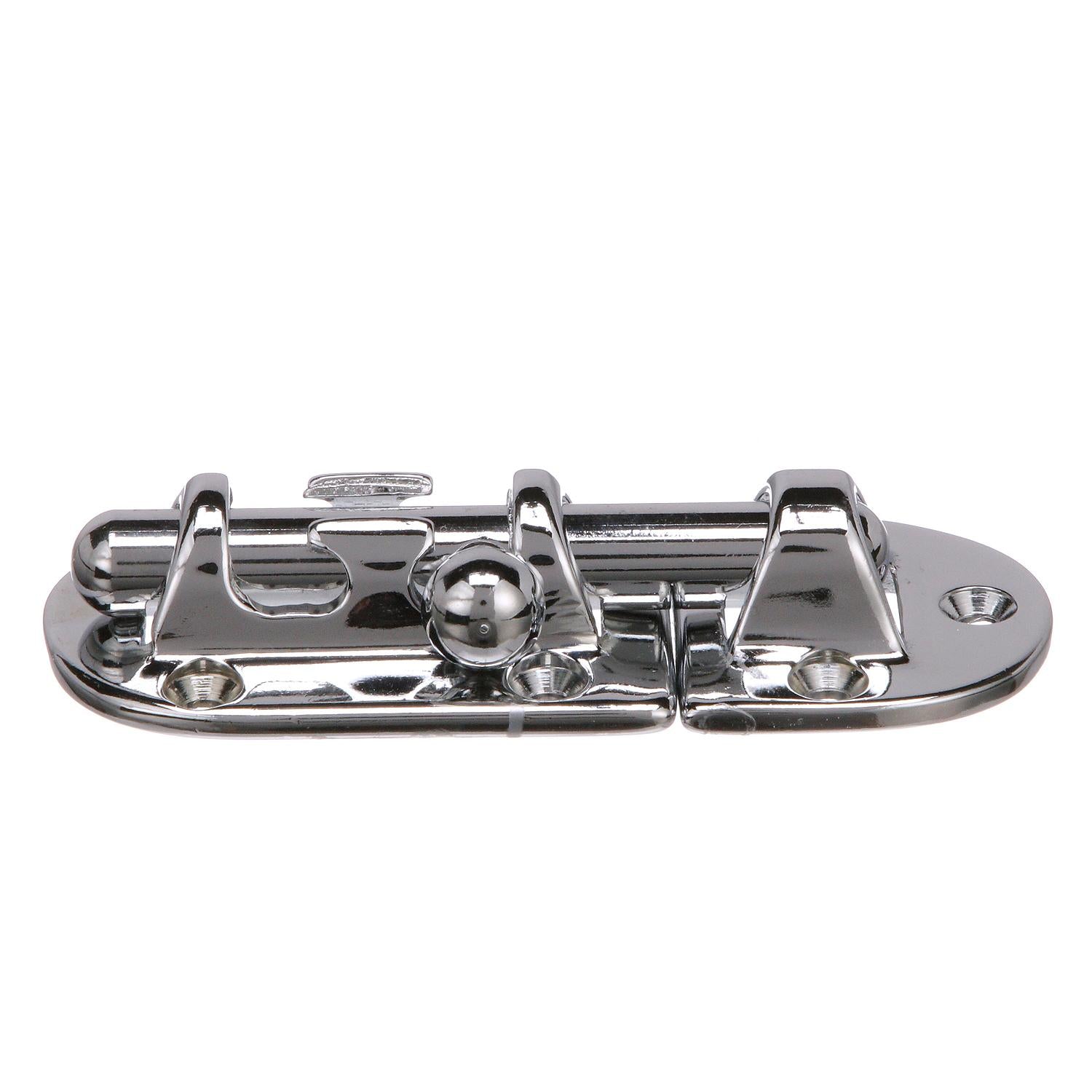 Chrome Plated Bronze Barrel Bolt, 3-5/8in x 1-1/8in