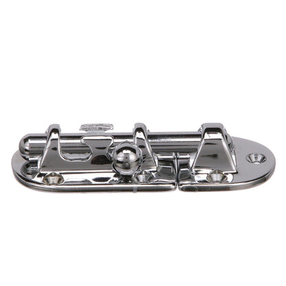 Chrome Plated Bronze Barrel Bolt, 3-5/8in x 1-1/8in