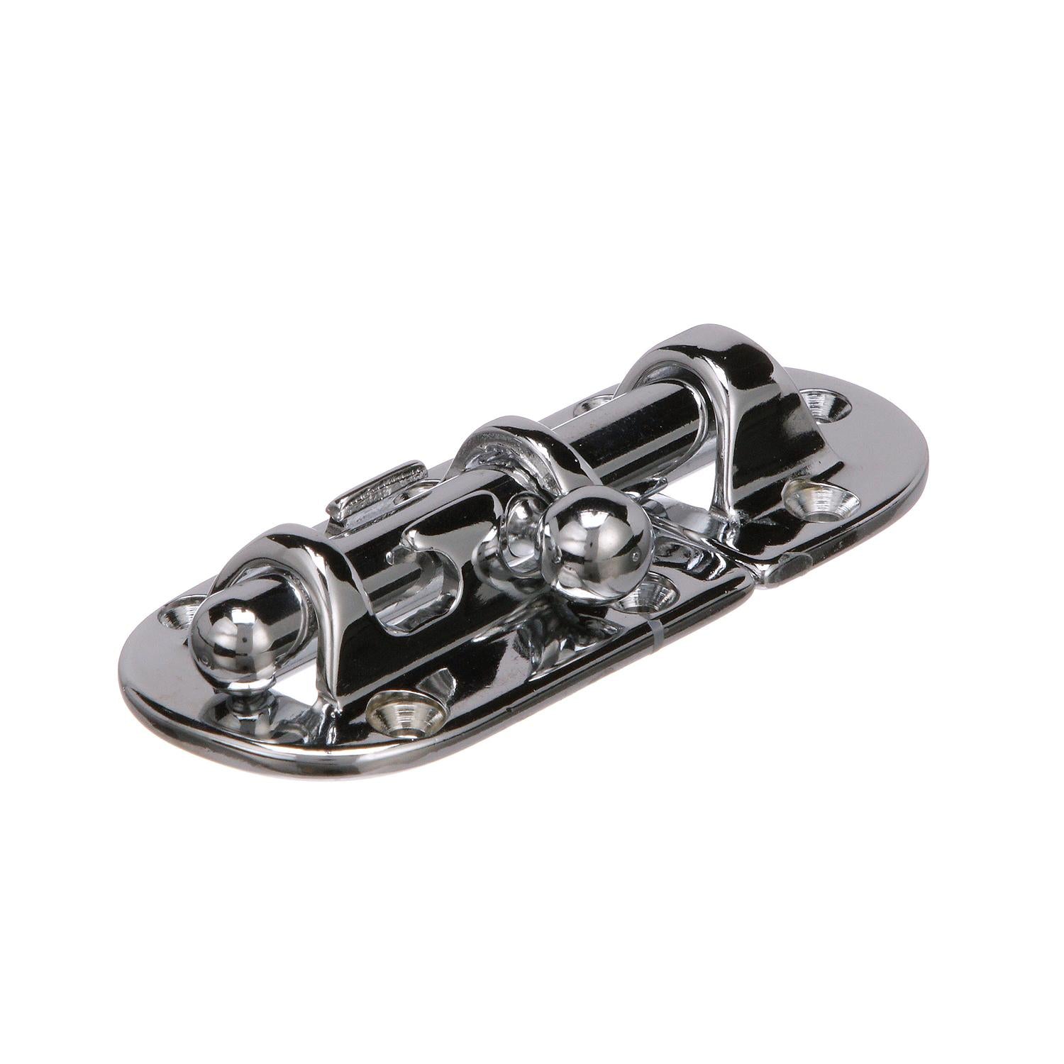Chrome Plated Bronze Barrel Bolt, 3-5/8in x 1-1/8in