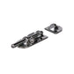 Chrome Plated Bronze Barrel Bolt, 4-7/16in x 1-7/8in