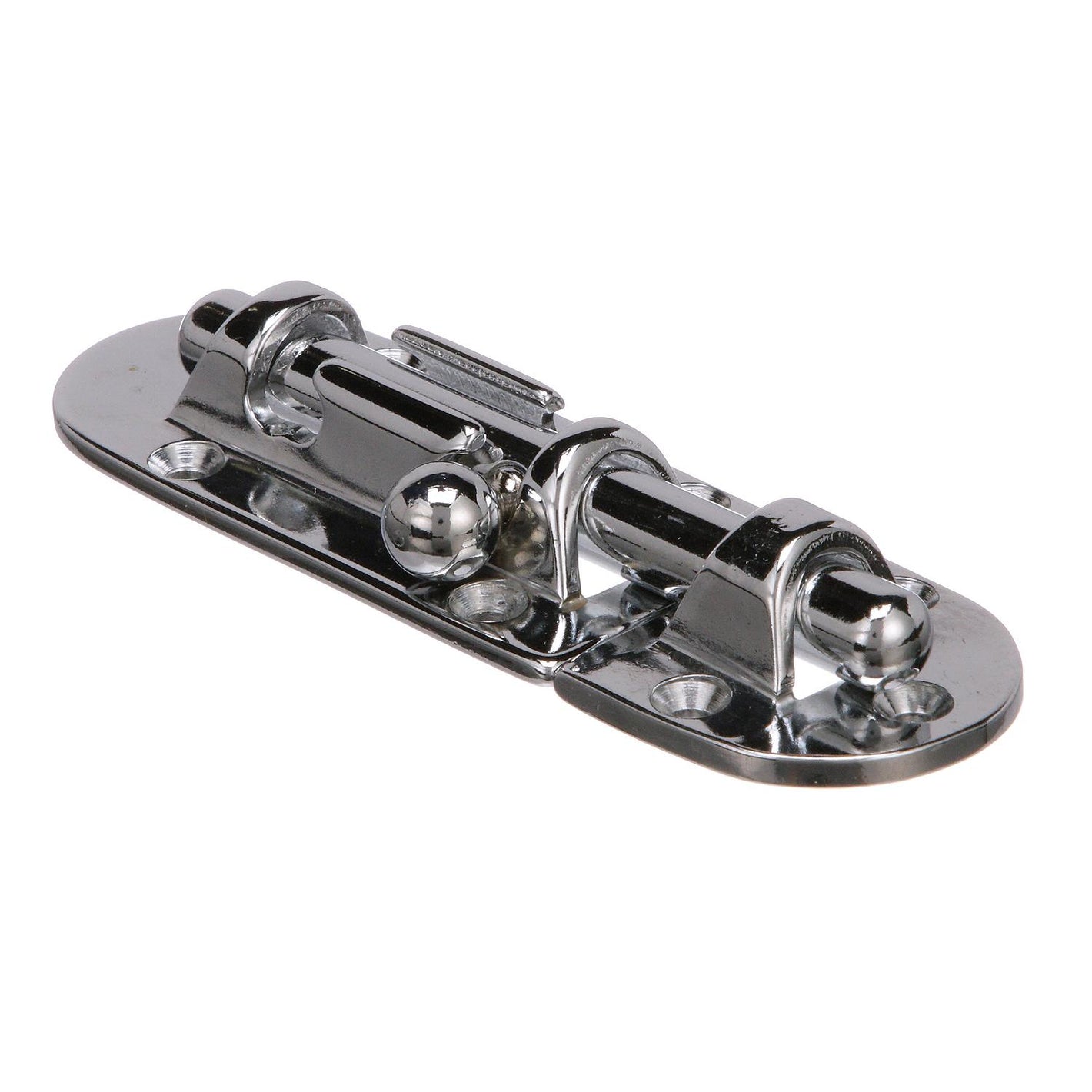 Chrome Plated Bronze Barrel Bolt, 4-7/16in x 1-7/8in