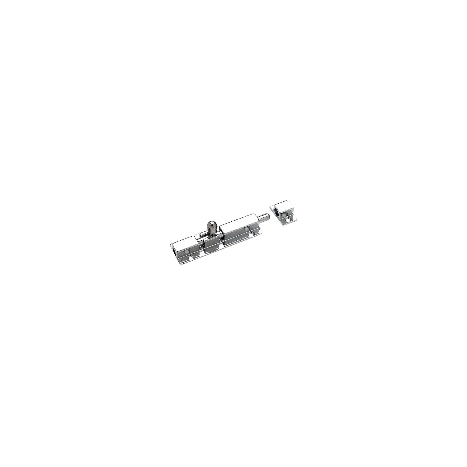 Heavy Duty Chrome Plated Barrel Bolt, 2-1/2in x 1-1/16in