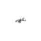 Chrome Plated Brass Anti-Rattle Hatch Fastener, 3-3/4in x 1-7/8in
