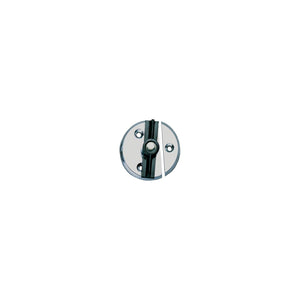 Chrome Plated Zinc Door Button w/ Spring, 1-3/4in