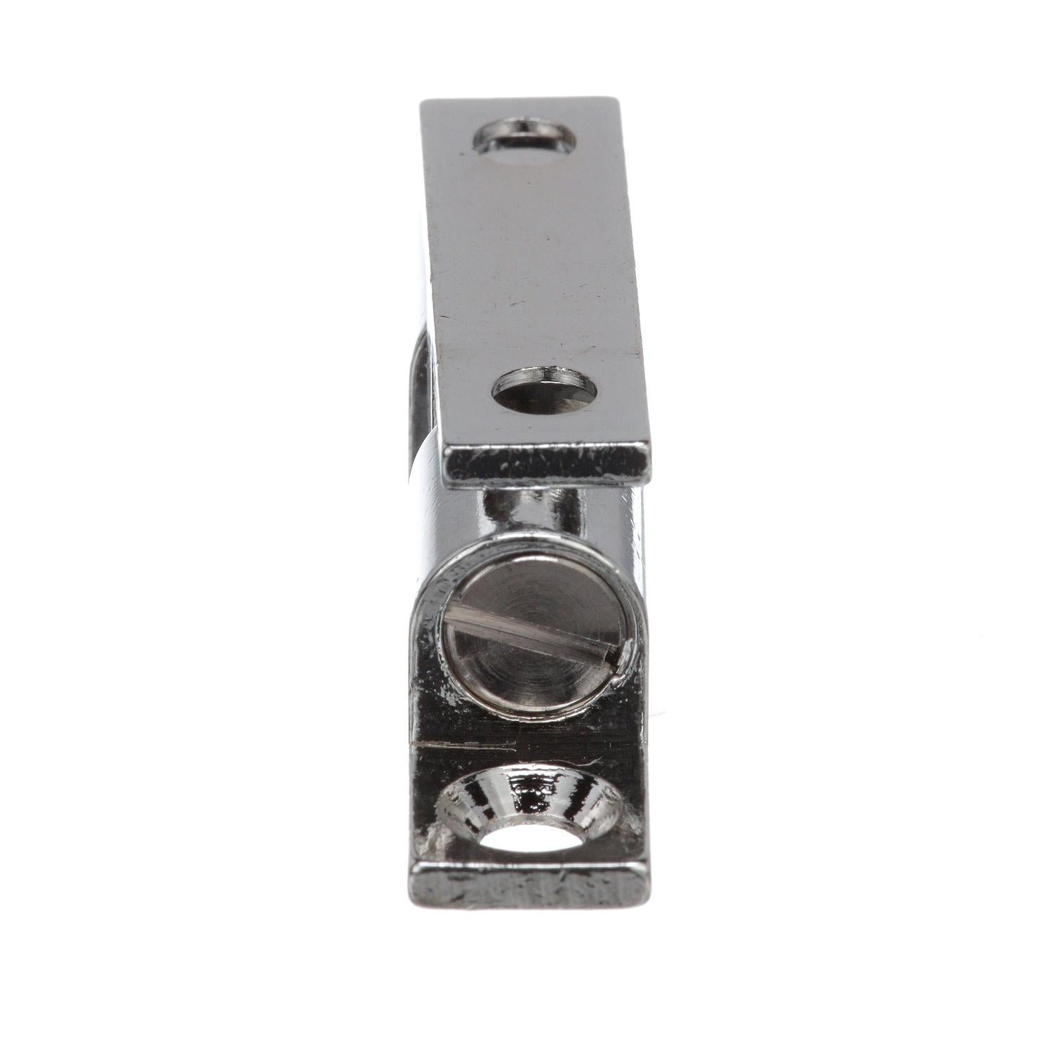 Chrome Plated Brass Friction Catch, 1-15/16in x 3/8in