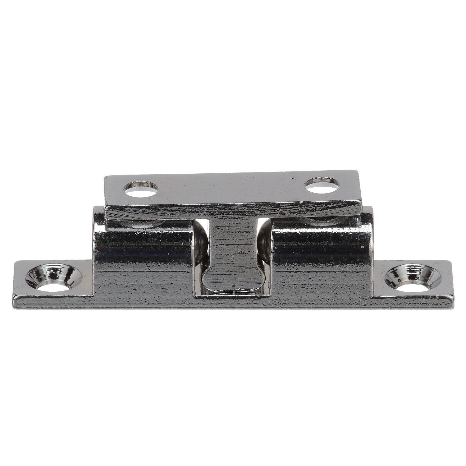 Chrome Plated Brass Friction Catch, 1-15/16in x 3/8in