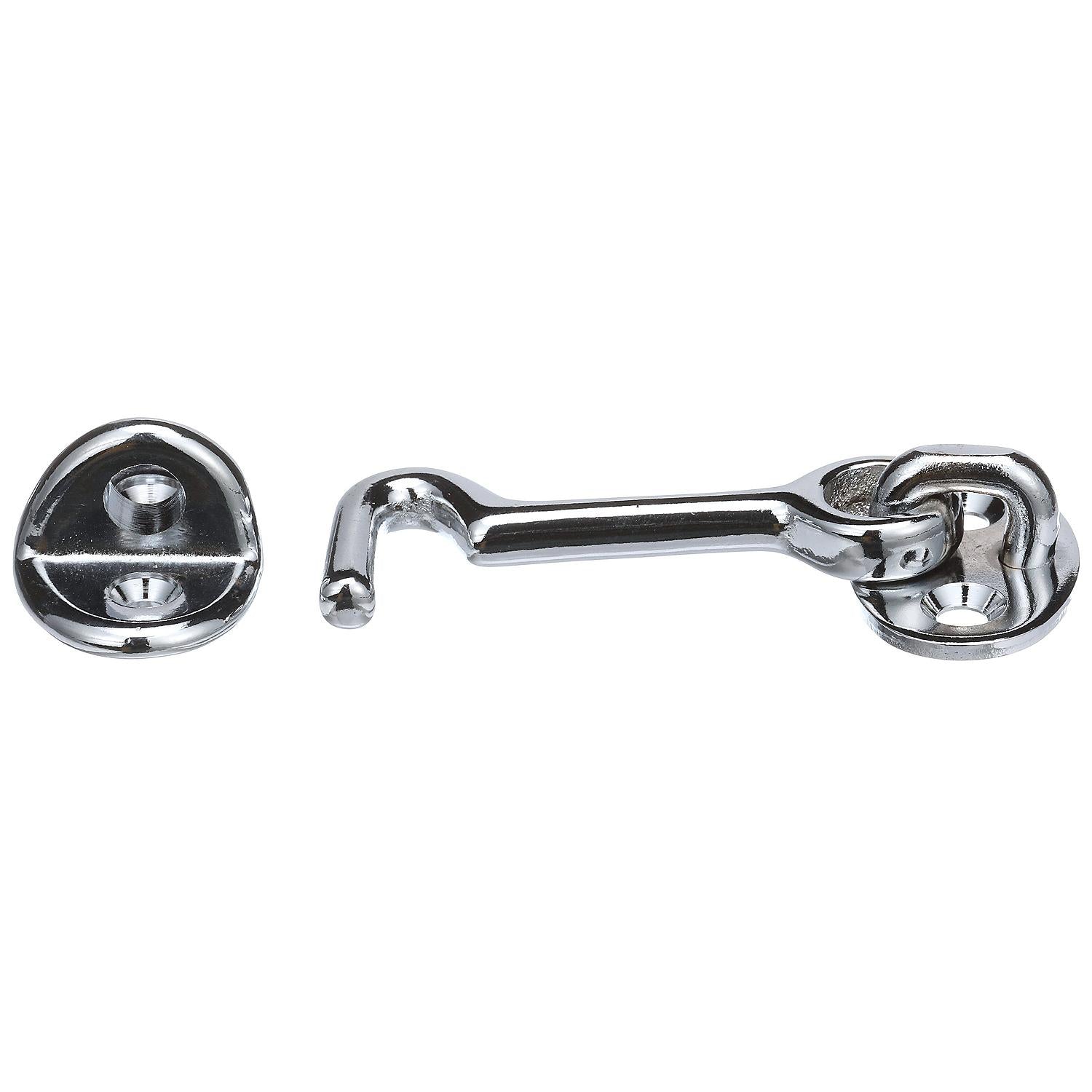 Chrome Plated Brass Cabin Door Hook, 2in