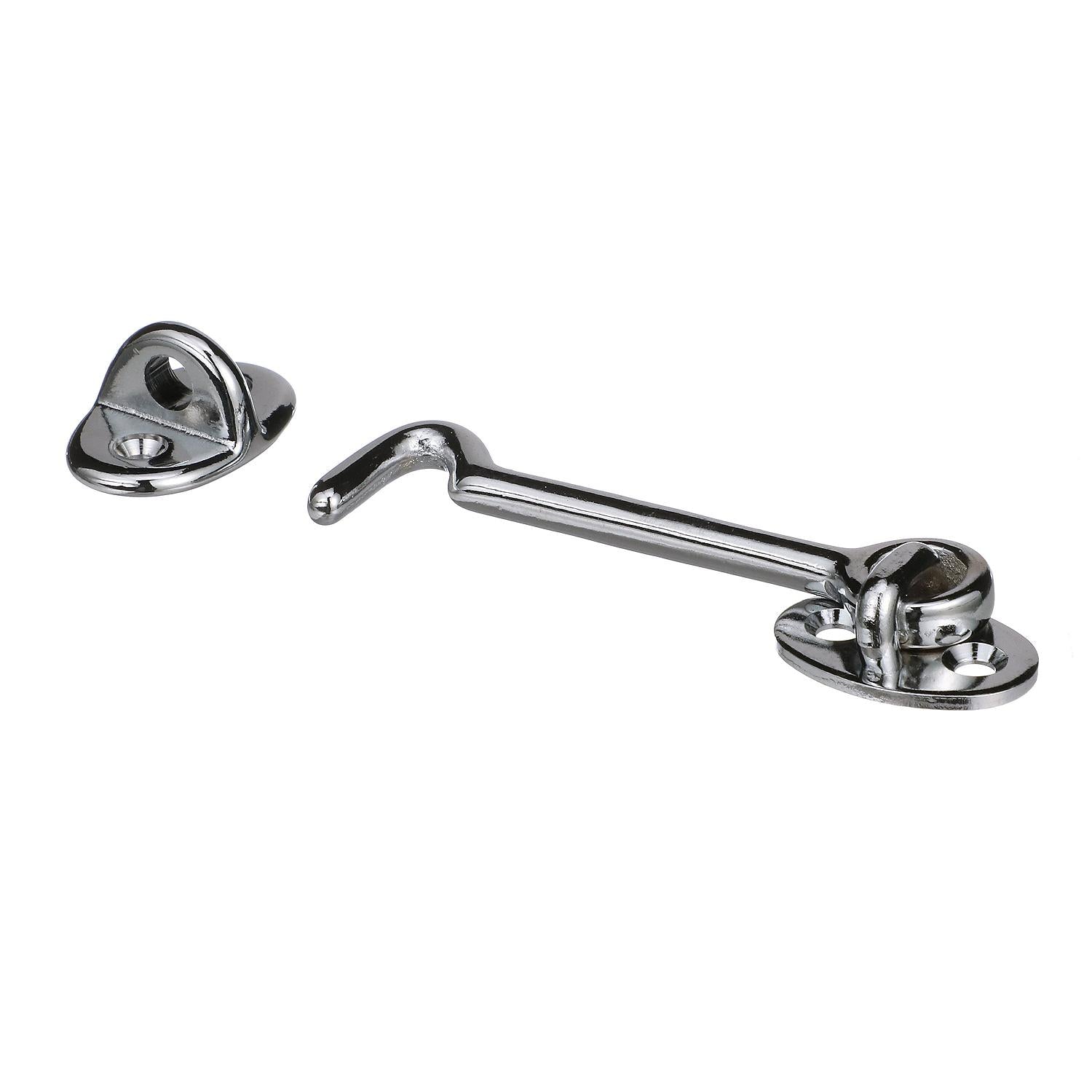 Chrome Plated Brass Cabin Door Hook, 3in